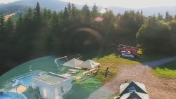 Widok na basen