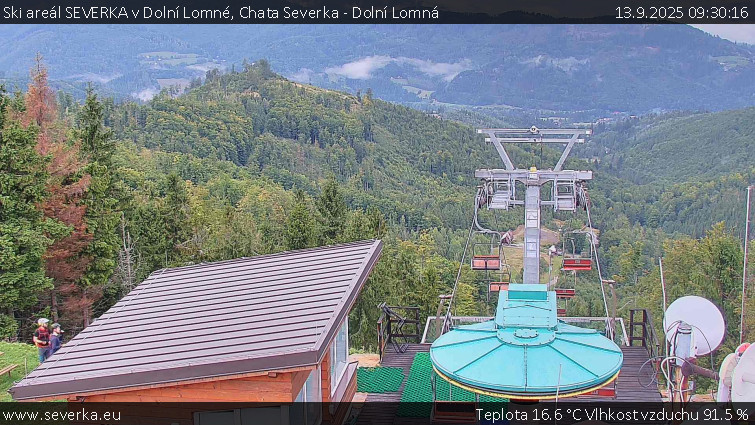 Ski areál SEVERKA v Dolní Lomné - Chata Severka - Dolní Lomná - 13.9.2025 v 09:30
