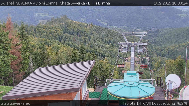 Ski areál SEVERKA v Dolní Lomné - Chata Severka - Dolní Lomná - 16.9.2025 v 10:30