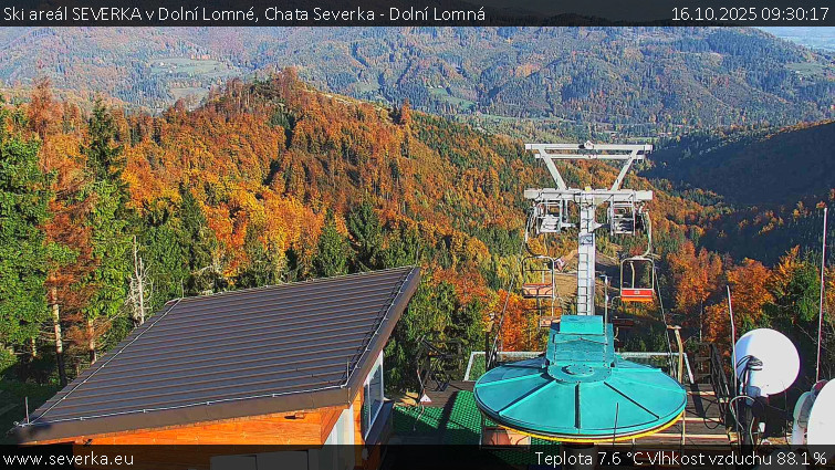 Ski areál SEVERKA v Dolní Lomné - Chata Severka - Dolní Lomná - 16.10.2025 v 09:30 Ski areál SEVERKA v Dolní Lomné - Chata Severka - Dolní Lomná - 16.10.2025 v 09:30