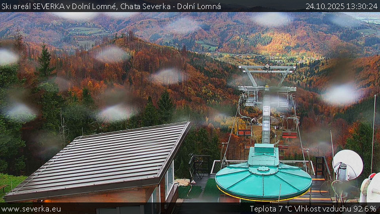 Ski areál SEVERKA v Dolní Lomné - Chata Severka - Dolní Lomná - 24.10.2025 v 13:30 Ski areál SEVERKA v Dolní Lomné - Chata Severka - Dolní Lomná - 24.10.2025 v 13:30