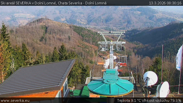 Ski areál SEVERKA v Dolní Lomné - Chata Severka - Dolní Lomná - 13.3.2026 v 08:30