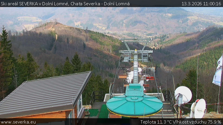Ski areál SEVERKA v Dolní Lomné - Chata Severka - Dolní Lomná - 13.3.2026 v 11:00