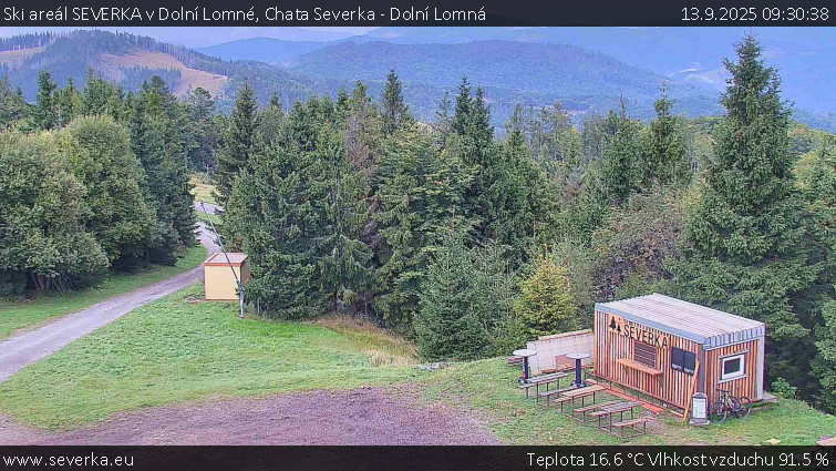 Ski areál SEVERKA v Dolní Lomné - Chata Severka - Dolní Lomná - 13.9.2025 v 09:30 Ski areál SEVERKA v Dolní Lomné - Chata Severka - Dolní Lomná - 13.9.2025 v 09:30