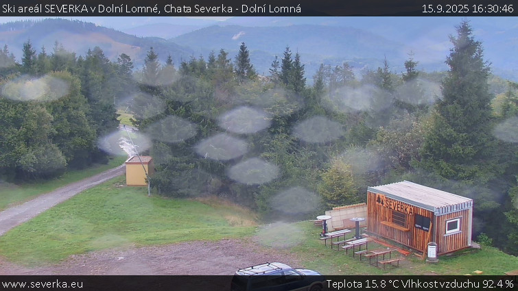 Ski areál SEVERKA v Dolní Lomné - Chata Severka - Dolní Lomná - 15.9.2025 v 16:30 Ski areál SEVERKA v Dolní Lomné - Chata Severka - Dolní Lomná - 15.9.2025 v 16:30