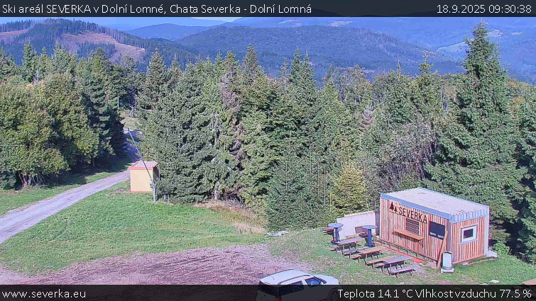 Ski areál SEVERKA v Dolní Lomné - Chata Severka - Dolní Lomná - 18.9.2025 v 09:30
