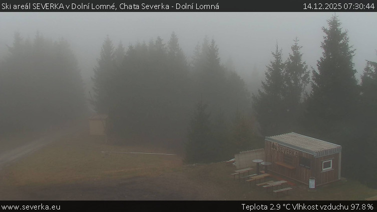 Ski areál SEVERKA v Dolní Lomné - Chata Severka - Dolní Lomná - 14.12.2025 v 07:30