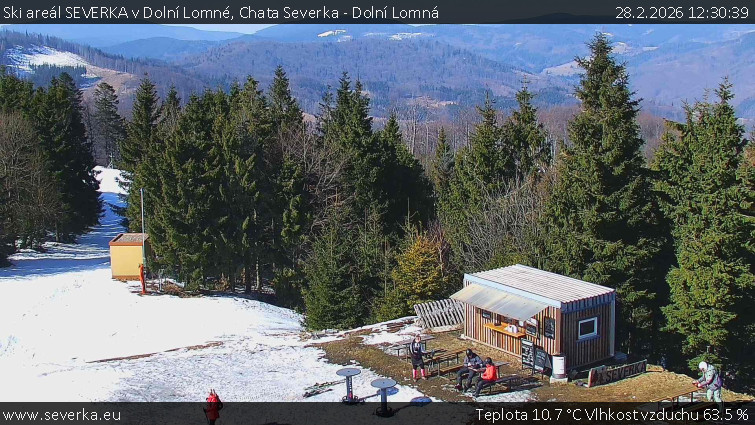 Ski areál SEVERKA v Dolní Lomné - Chata Severka - Dolní Lomná - 28.2.2026 v 12:30