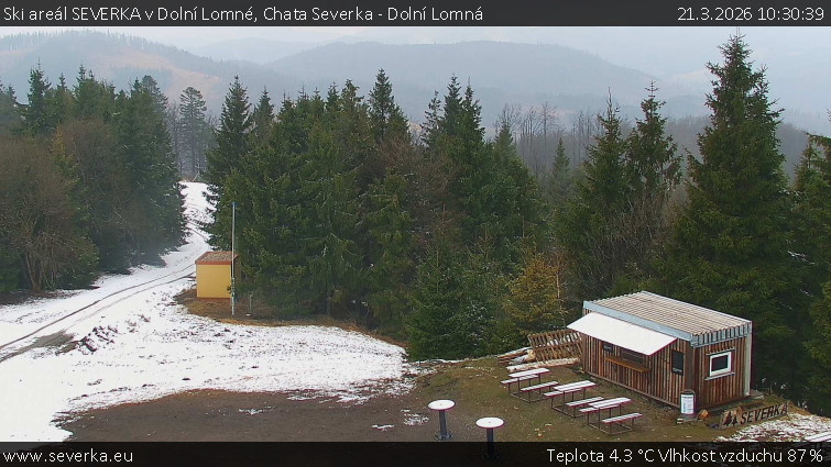 Ski areál SEVERKA v Dolní Lomné - Chata Severka - Dolní Lomná - 21.3.2026 v 10:30