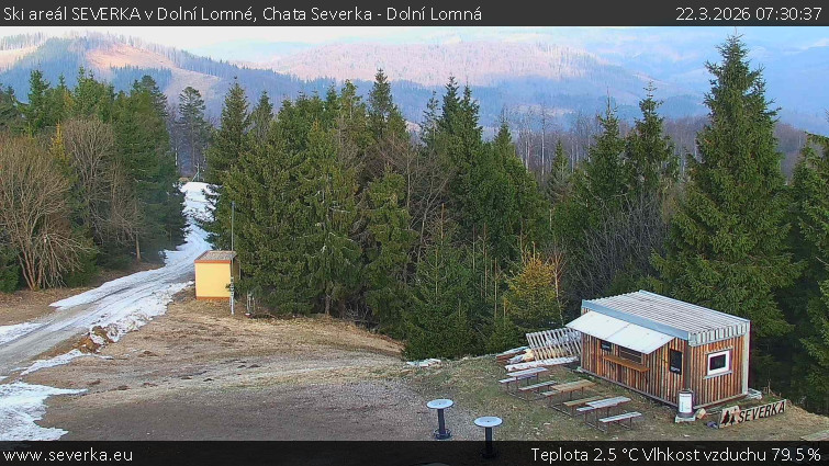 Ski areál SEVERKA v Dolní Lomné - Chata Severka - Dolní Lomná - 22.3.2026 v 07:30