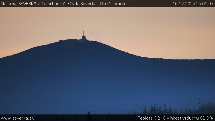Ski areál SEVERKA v Dolní Lomné - Chata Severka - Dolní Lomná - 16.12.2025 v 15:01