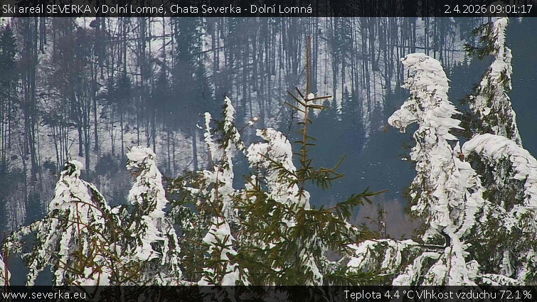 Ski areál SEVERKA v Dolní Lomné - Chata Severka - Dolní Lomná - 2.4.2026 v 09:01