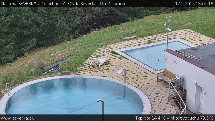 Ski areál SEVERKA v Dolní Lomné - Chata Severka - Dolní Lomná - 17.9.2025 v 13:01