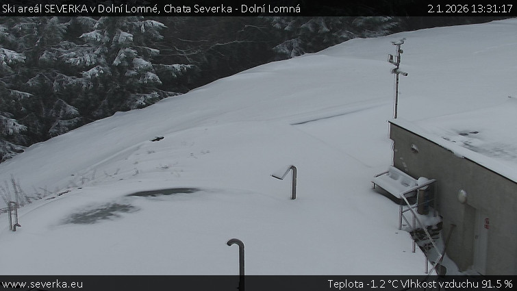Ski areál SEVERKA v Dolní Lomné - Chata Severka - Dolní Lomná - 2.1.2026 v 13:31
