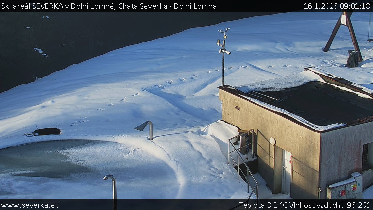 Ski areál SEVERKA v Dolní Lomné - Chata Severka - Dolní Lomná - 16.1.2026 v 09:01