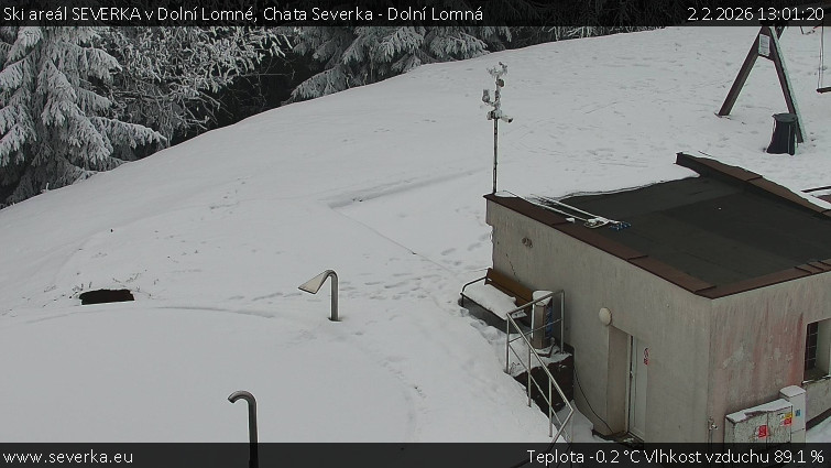 Ski areál SEVERKA v Dolní Lomné - Chata Severka - Dolní Lomná - 2.2.2026 v 13:01