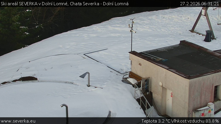 Ski areál SEVERKA v Dolní Lomné - Chata Severka - Dolní Lomná - 27.2.2026 v 06:31