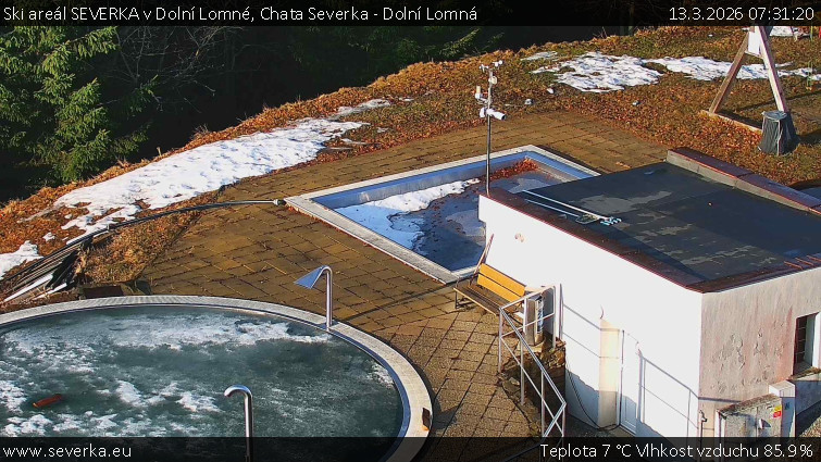 Ski areál SEVERKA v Dolní Lomné - Chata Severka - Dolní Lomná - 13.3.2026 v 07:31