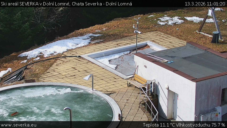 Ski areál SEVERKA v Dolní Lomné - Chata Severka - Dolní Lomná - 13.3.2026 v 11:01
