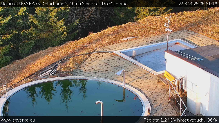 Ski areál SEVERKA v Dolní Lomné - Chata Severka - Dolní Lomná - 22.3.2026 v 06:31