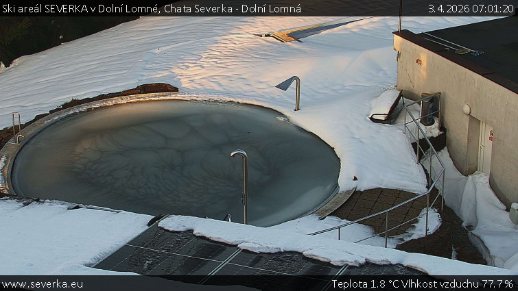 Ski areál SEVERKA v Dolní Lomné - Chata Severka - Dolní Lomná - 3.4.2026 v 07:01