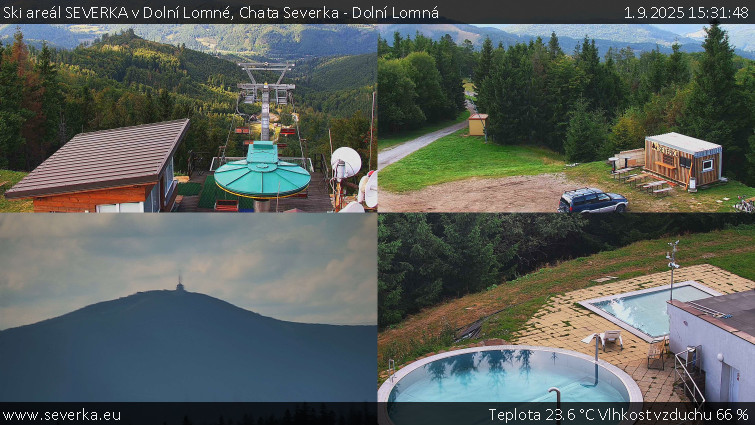 Ski areál SEVERKA v Dolní Lomné - Chata Severka - Dolní Lomná - 1.9.2025 v 15:31 Ski areál SEVERKA v Dolní Lomné - Chata Severka - Dolní Lomná - 1.9.2025 v 15:31