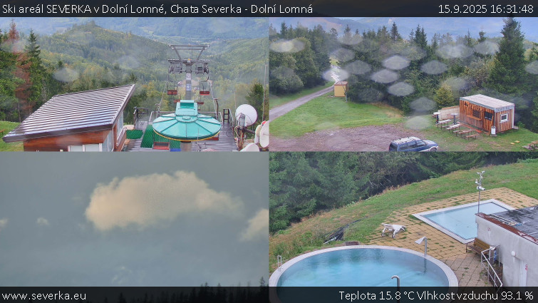 Ski areál SEVERKA v Dolní Lomné - Chata Severka - Dolní Lomná - 15.9.2025 v 16:31 Ski areál SEVERKA v Dolní Lomné - Chata Severka - Dolní Lomná - 15.9.2025 v 16:31