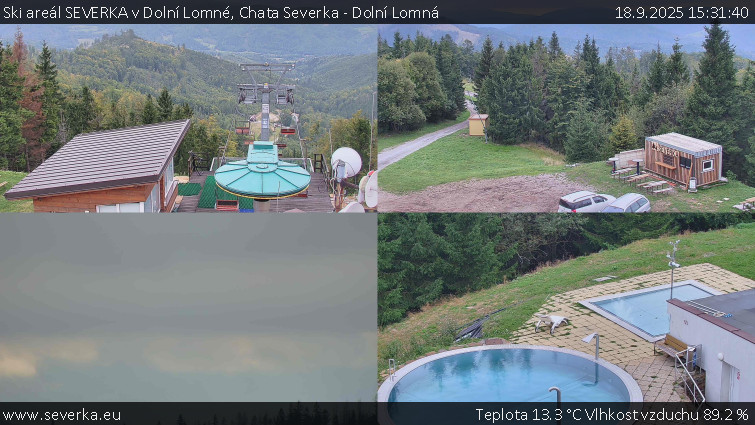 Ski areál SEVERKA v Dolní Lomné - Chata Severka - Dolní Lomná - 18.9.2025 v 15:31 Ski areál SEVERKA v Dolní Lomné - Chata Severka - Dolní Lomná - 18.9.2025 v 15:31