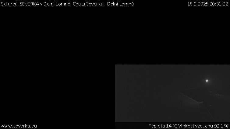 Ski areál SEVERKA v Dolní Lomné - Chata Severka - Dolní Lomná - 18.9.2025 v 20:31