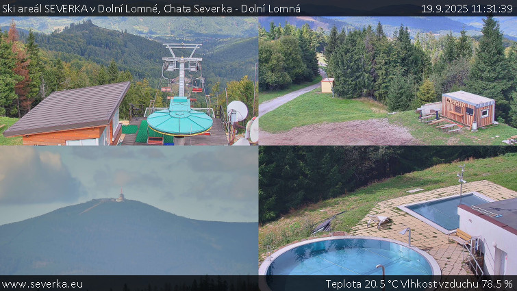 Ski areál SEVERKA v Dolní Lomné - Chata Severka - Dolní Lomná - 19.9.2025 v 11:31
