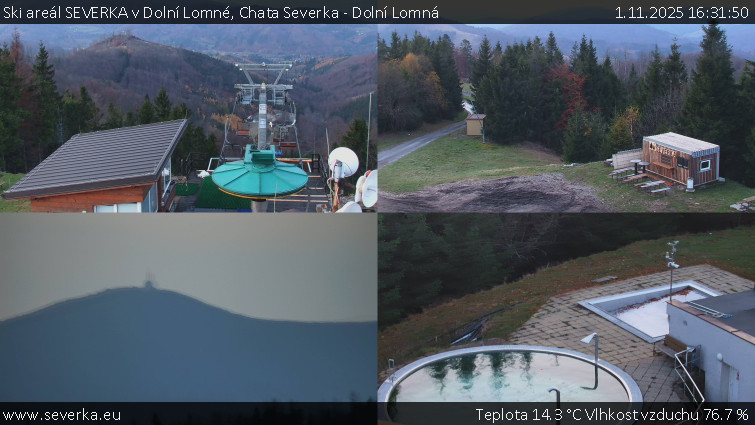 Ski areál SEVERKA v Dolní Lomné - Chata Severka - Dolní Lomná - 1.11.2025 v 16:31 Ski areál SEVERKA v Dolní Lomné - Chata Severka - Dolní Lomná - 1.11.2025 v 16:31