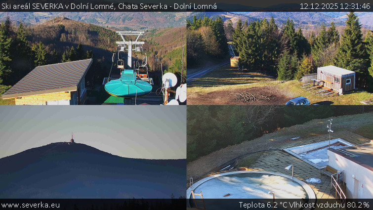 Ski areál SEVERKA v Dolní Lomné - Chata Severka - Dolní Lomná - 12.12.2025 v 12:31
