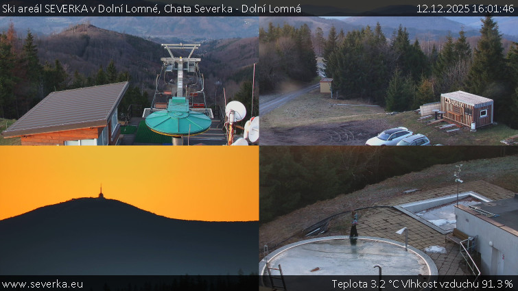 Ski areál SEVERKA v Dolní Lomné - Chata Severka - Dolní Lomná - 12.12.2025 v 16:01