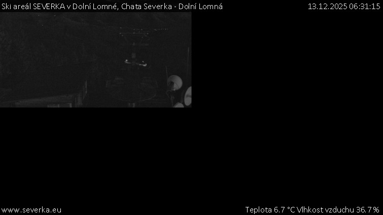 Ski areál SEVERKA v Dolní Lomné - Chata Severka - Dolní Lomná - 13.12.2025 v 06:31