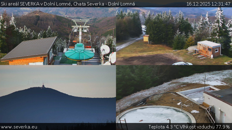 Ski areál SEVERKA v Dolní Lomné - Chata Severka - Dolní Lomná - 16.12.2025 v 12:31