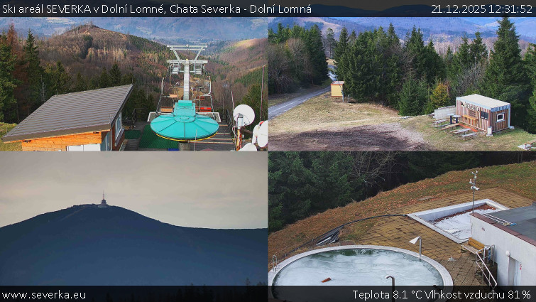 Ski areál SEVERKA v Dolní Lomné - Chata Severka - Dolní Lomná - 21.12.2025 v 12:31