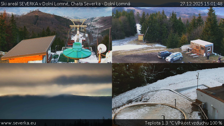 Ski areál SEVERKA v Dolní Lomné - Chata Severka - Dolní Lomná - 27.12.2025 v 15:01