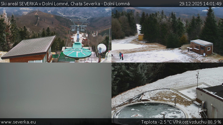 Ski areál SEVERKA v Dolní Lomné - Chata Severka - Dolní Lomná - 29.12.2025 v 14:01