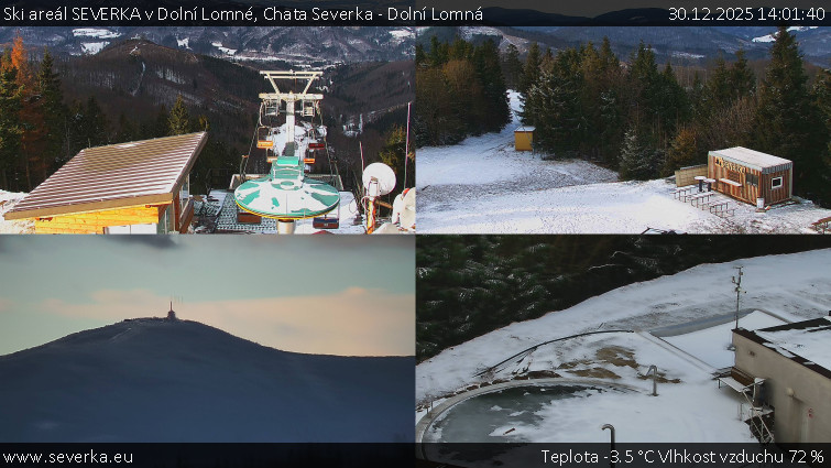 Ski areál SEVERKA v Dolní Lomné - Chata Severka - Dolní Lomná - 30.12.2025 v 14:01