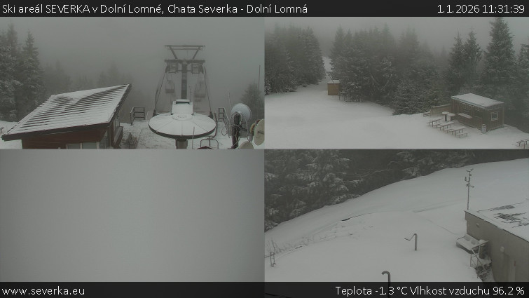 Ski areál SEVERKA v Dolní Lomné - Chata Severka - Dolní Lomná - 1.1.2026 v 11:31