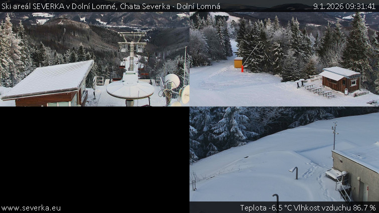 Ski areál SEVERKA v Dolní Lomné - Chata Severka - Dolní Lomná - 9.1.2026 v 09:31