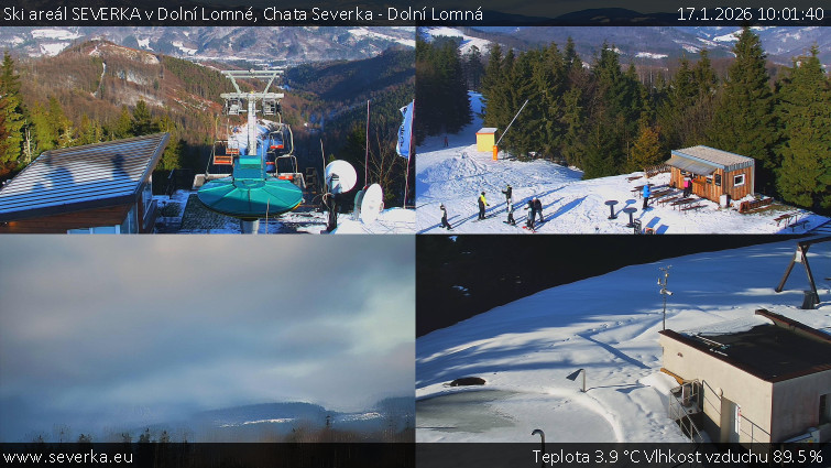 Ski areál SEVERKA v Dolní Lomné - Chata Severka - Dolní Lomná - 17.1.2026 v 10:01
