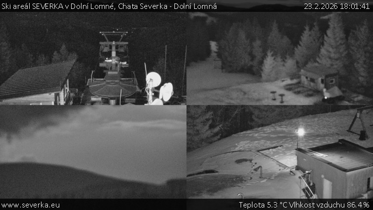 Ski areál SEVERKA v Dolní Lomné - Chata Severka - Dolní Lomná - 23.2.2026 v 18:01