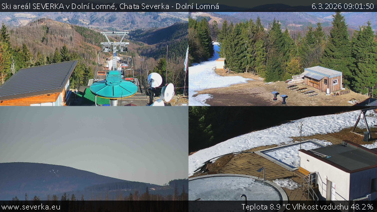 Ski areál SEVERKA v Dolní Lomné - Chata Severka - Dolní Lomná - 6.3.2026 v 09:01
