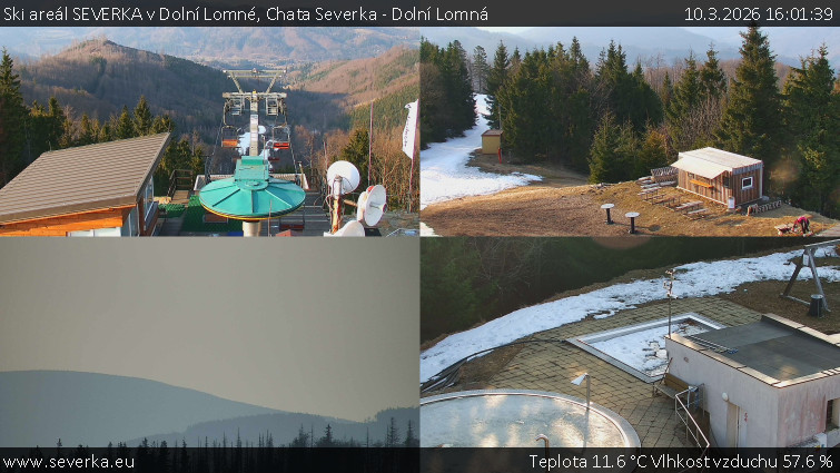 Ski areál SEVERKA v Dolní Lomné - Chata Severka - Dolní Lomná - 10.3.2026 v 16:01