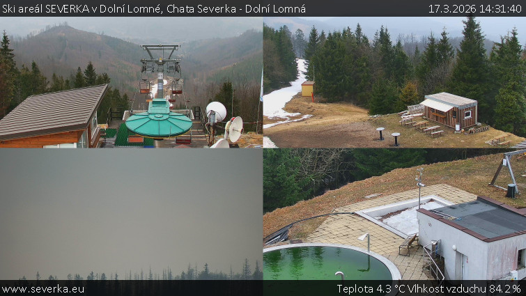 Ski areál SEVERKA v Dolní Lomné - Chata Severka - Dolní Lomná - 17.3.2026 v 14:31