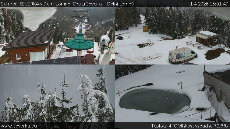 Ski areál SEVERKA v Dolní Lomné - Chata Severka - Dolní Lomná - 1.4.2026 v 16:01