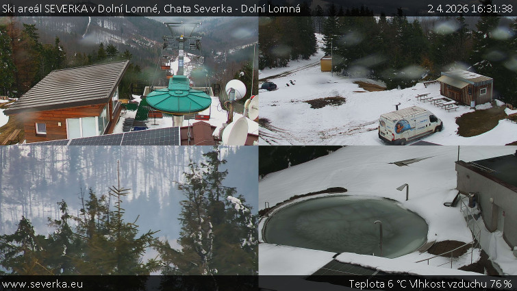 Ski areál SEVERKA v Dolní Lomné - Chata Severka - Dolní Lomná - 2.4.2026 v 16:31