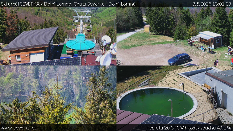Ski areál SEVERKA v Dolní Lomné - Chata Severka - Dolní Lomná - 3.5.2026 v 13:01