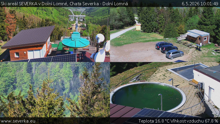 Ski areál SEVERKA v Dolní Lomné - Chata Severka - Dolní Lomná - 6.5.2026 v 10:01
